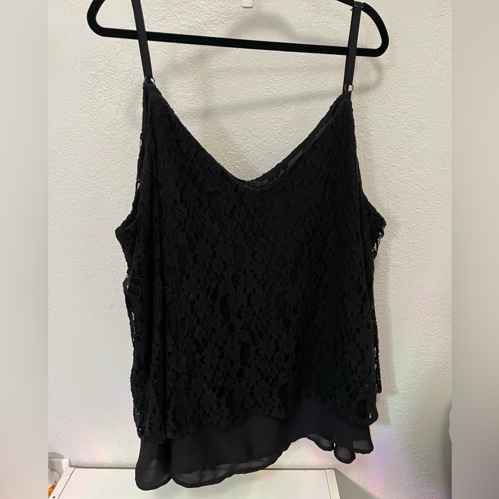 Torrid Black Double Layer Cami - image 4